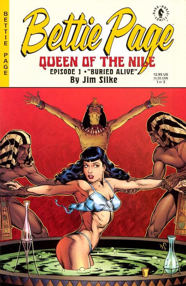 Bettie Page: Queen of the Nile cover — © Dark Horse Comics