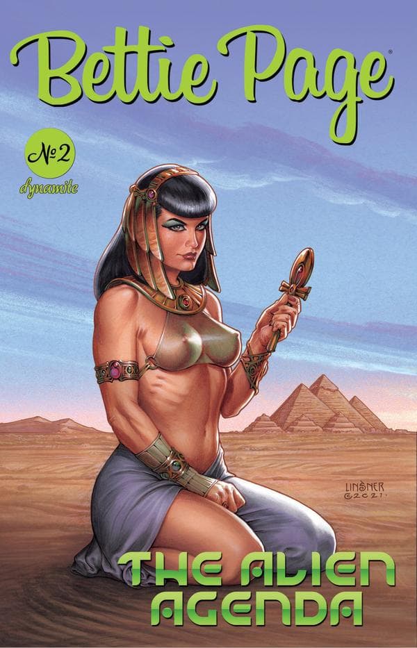 Bettie Page and the Alien Agenda #2 cover