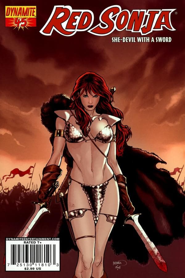 Red Sonja #45 cover