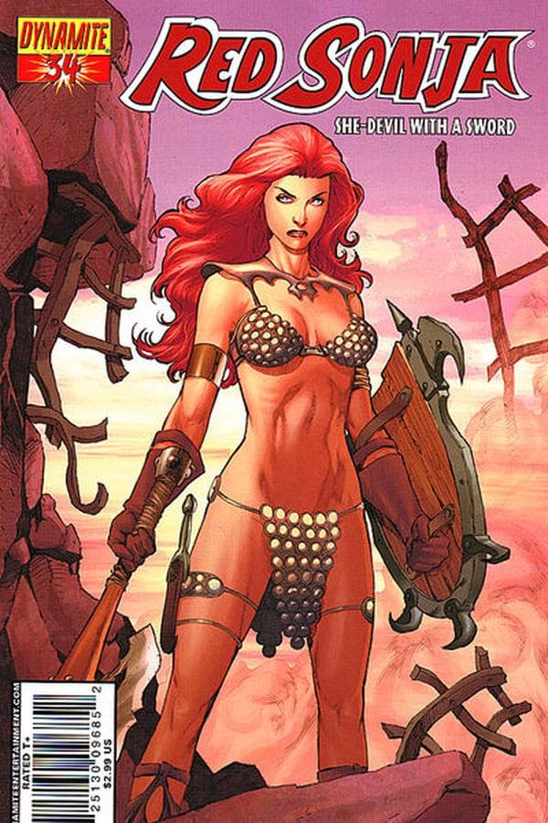 Red Sonja #34 cover