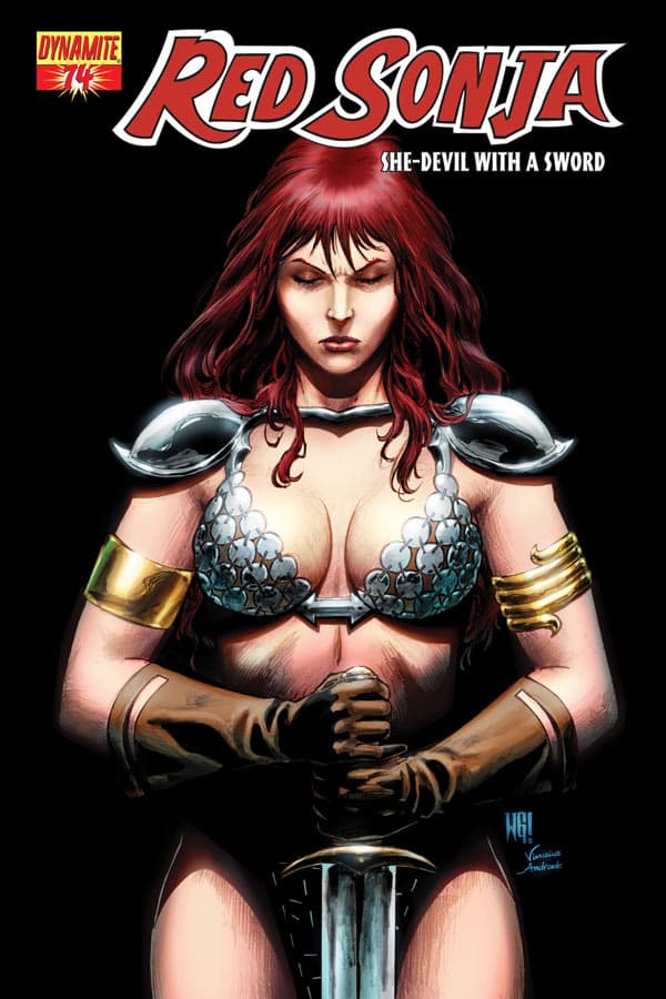 Red Sonja #74 cover