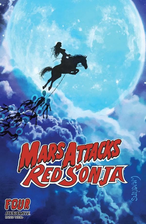 Mars Attacks/Red Sonja #4 cover