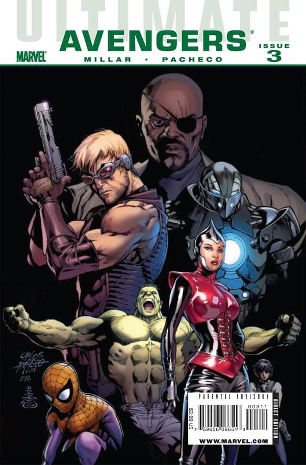 Ultimate Avengers #3 cover