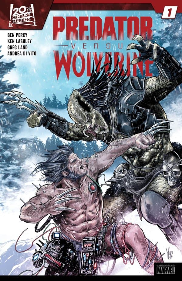 Predator vs. Wolverine #1 cover