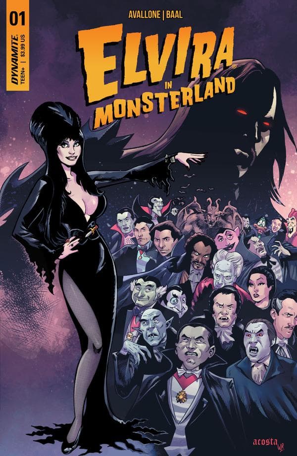 Elvira in Monsterland #1 cover