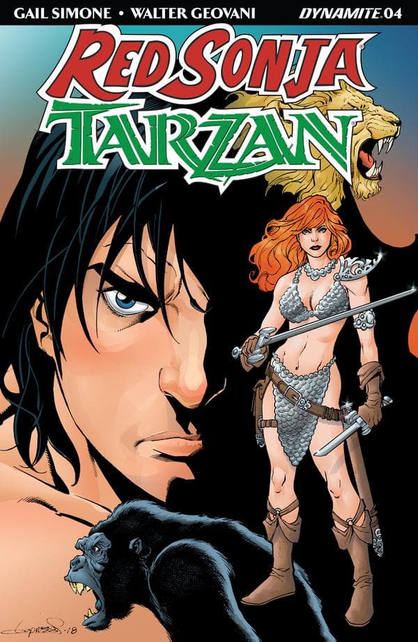 Red Sonja/Tarzan #4 cover
