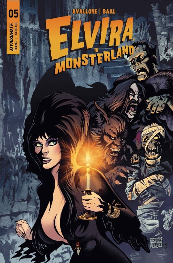 Elvira in Monsterland #5 cover