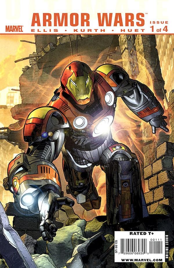 Ultimate Armor Wars cover — © Marvel Comics