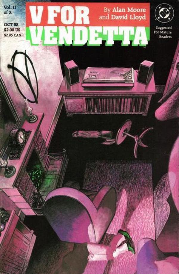 V for Vendetta #2 cover