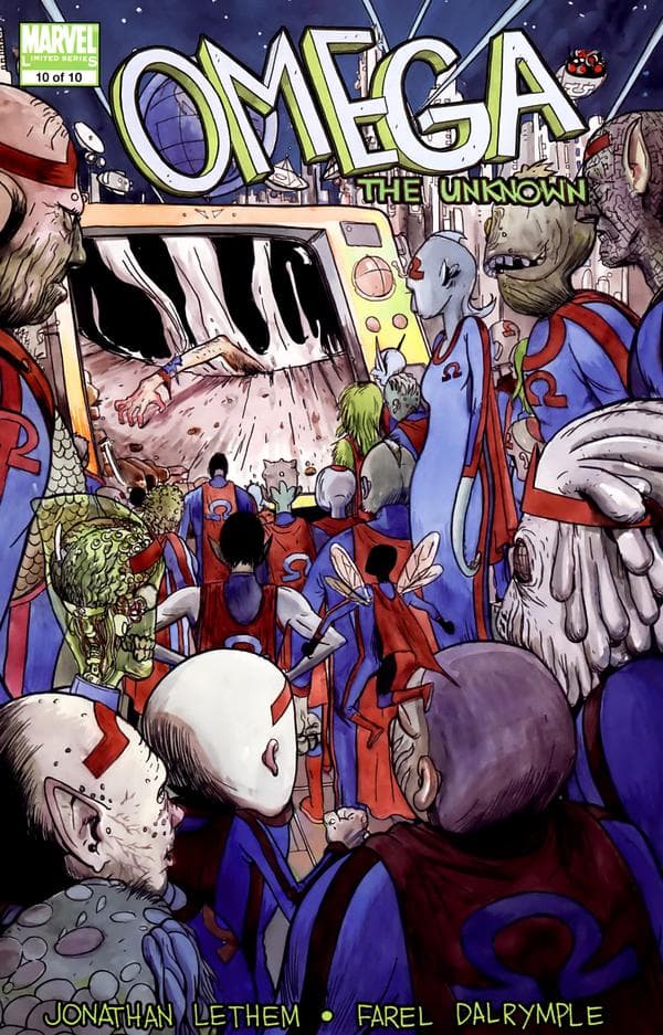 Omega: The Unknown #10 cover