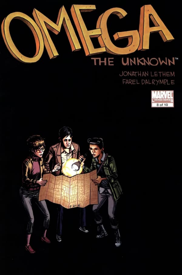 Omega: The Unknown #8 cover