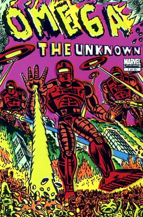 Omega: The Unknown #7 cover