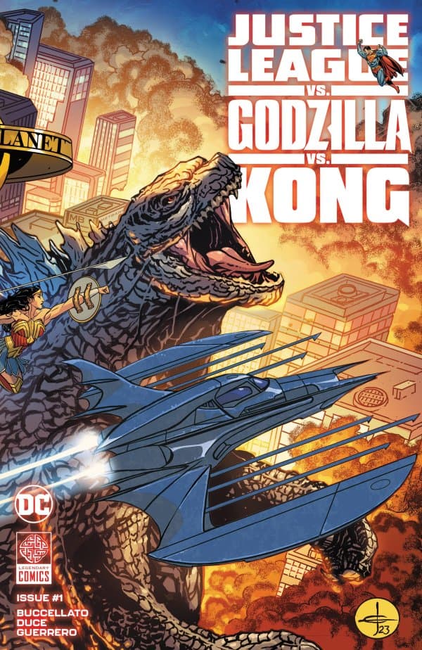 Justice League vs. Godzilla vs. Kong #1 cover