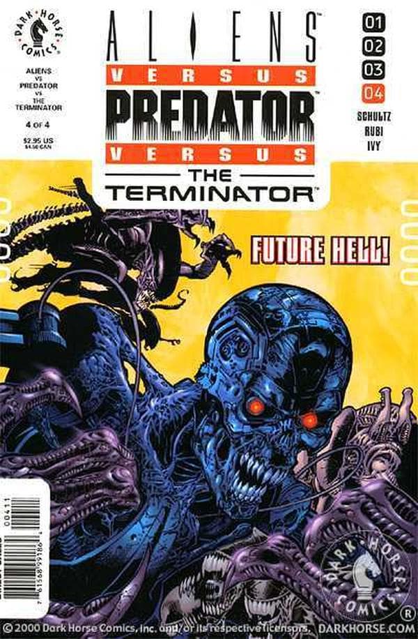Aliens vs. Predator vs. The Terminator #4 cover