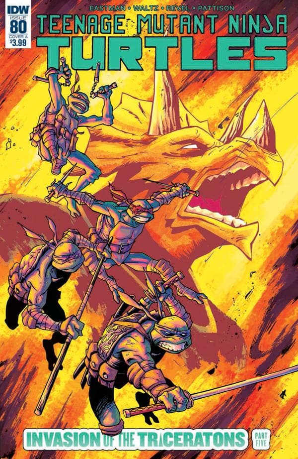 Teenage Mutant Ninja Turtles #80 cover