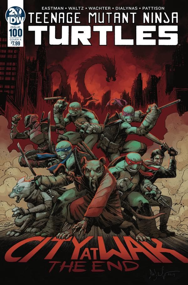 Teenage Mutant Ninja Turtles #100 cover