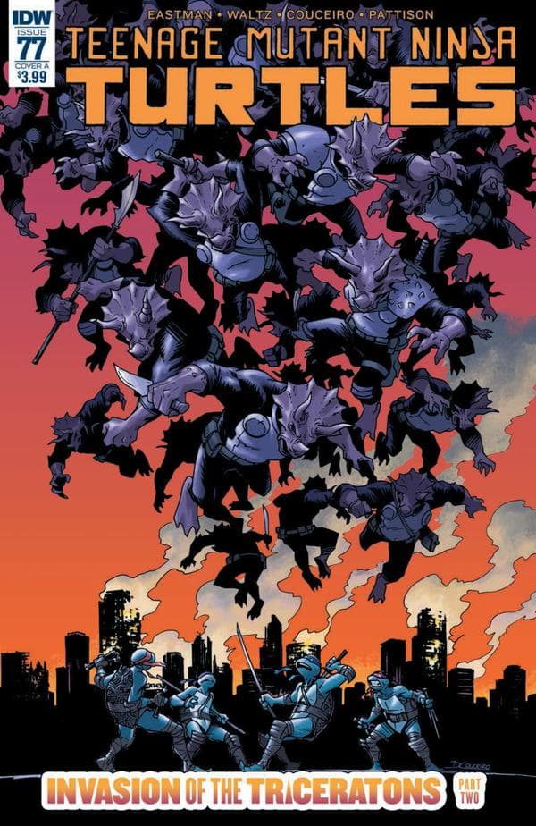 Teenage Mutant Ninja Turtles #77 cover