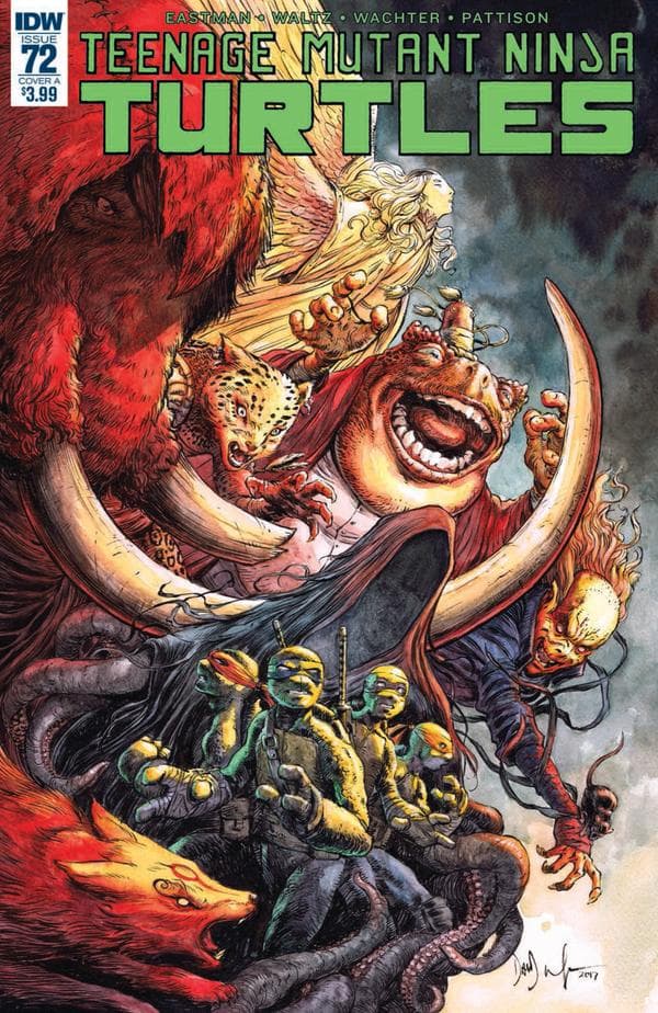 Teenage Mutant Ninja Turtles #72 cover