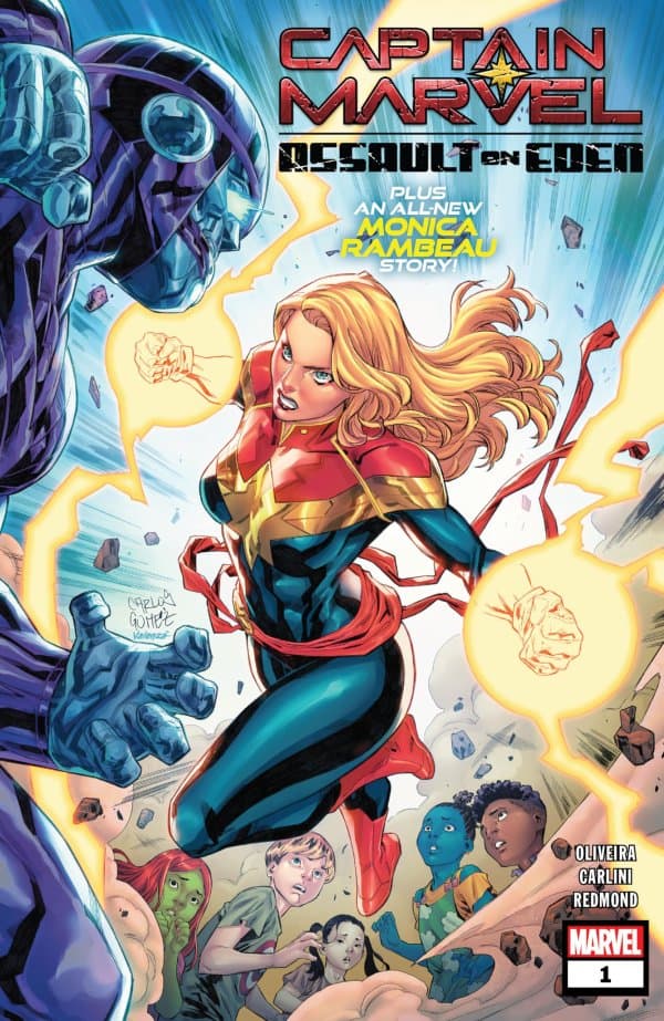 Captain Marvel: Assault on Eden #1 cover