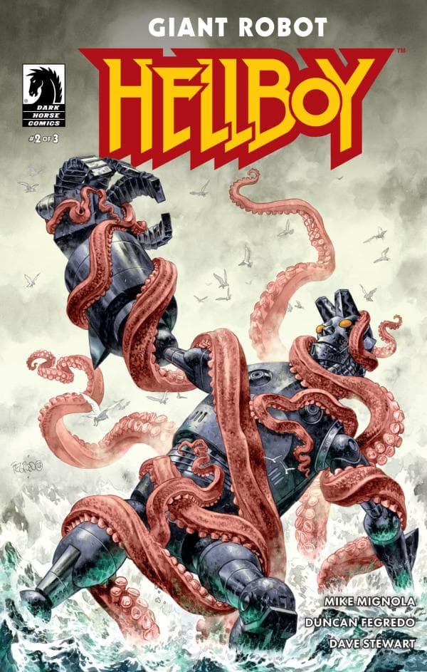Giant Robot Hellboy #2 cover