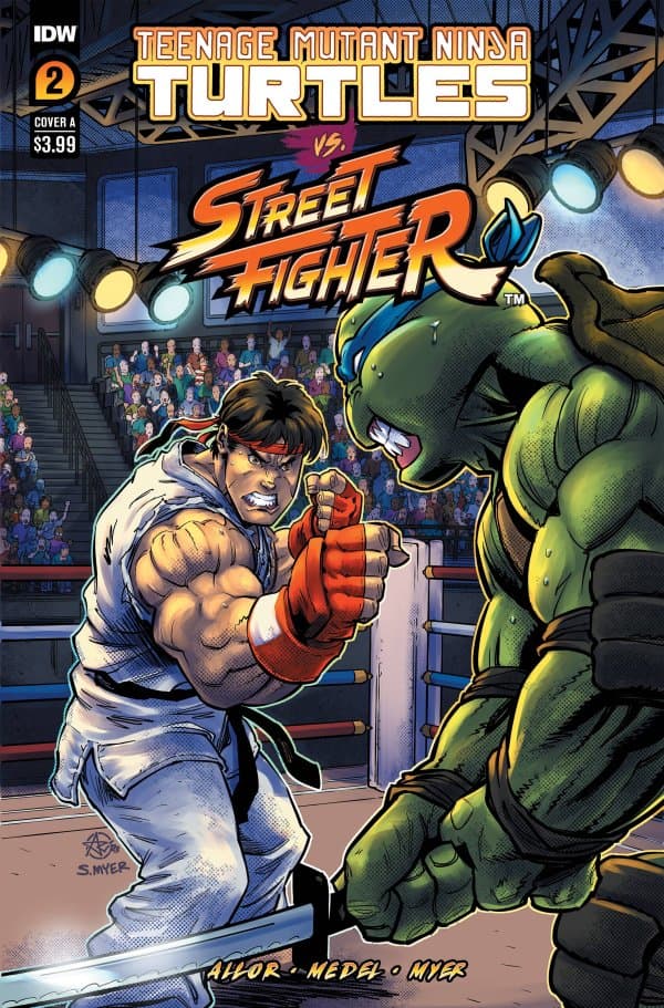 Teenage Mutant Ninja Turtles vs. Street Fighter #2 cover