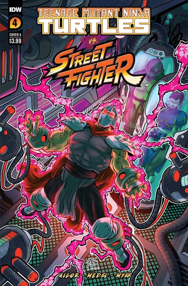Teenage Mutant Ninja Turtles vs. Street Fighter #4 cover