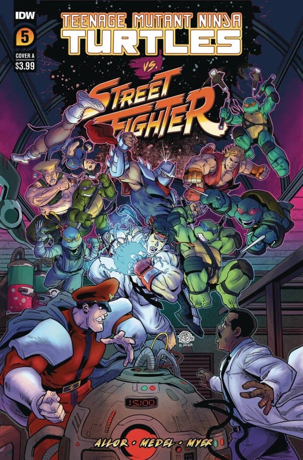 Teenage Mutant Ninja Turtles vs. Street Fighter #5 cover