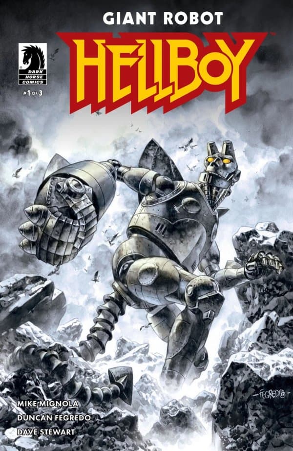 Giant Robot Hellboy #1 cover