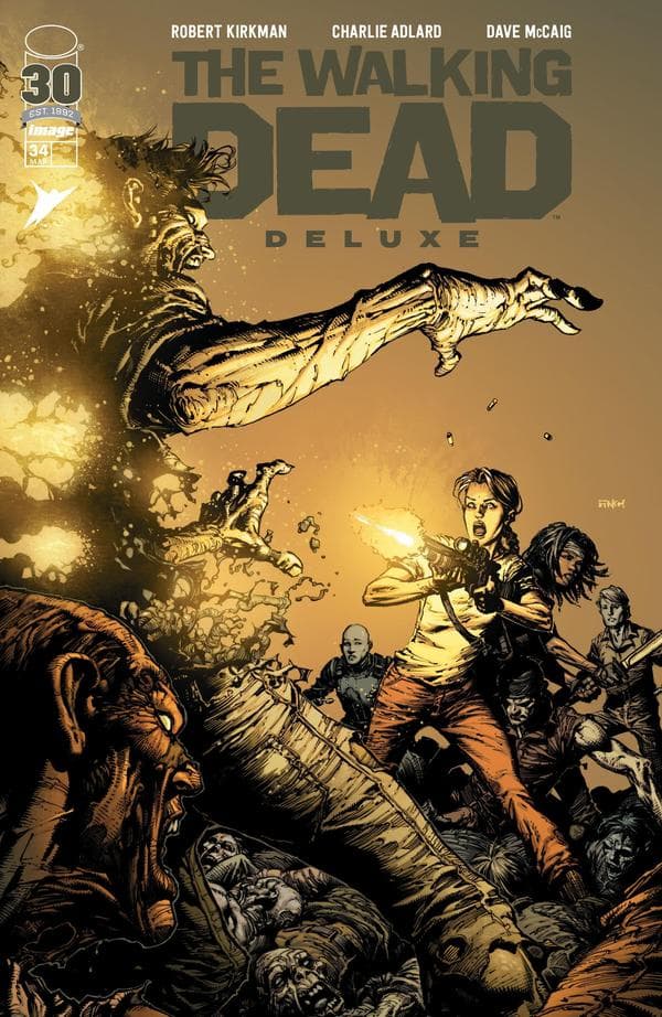 The Walking Dead Deluxe #34 cover