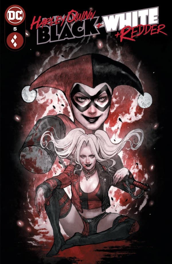 Harley Quinn: Black + White + Redder #5 cover