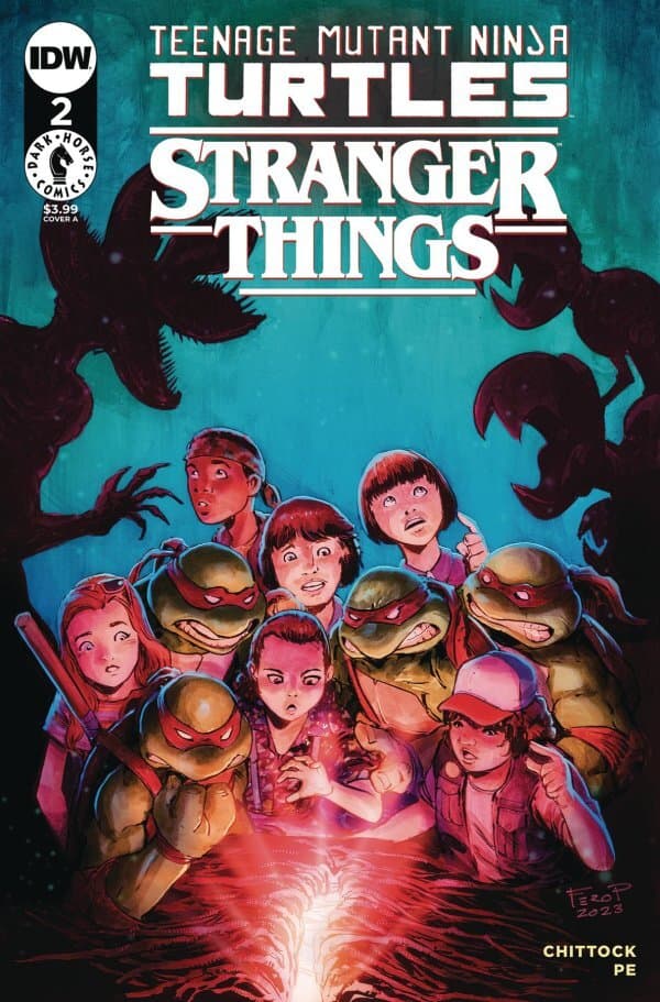 Teenage Mutant Ninja Turtles x Stranger Things #2 cover