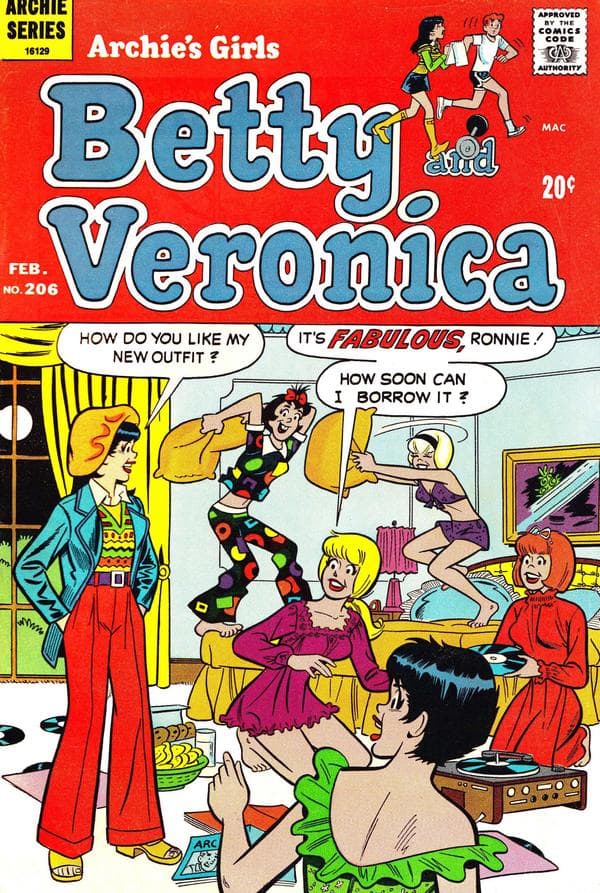 Archie's Girls Betty and Veronica #206