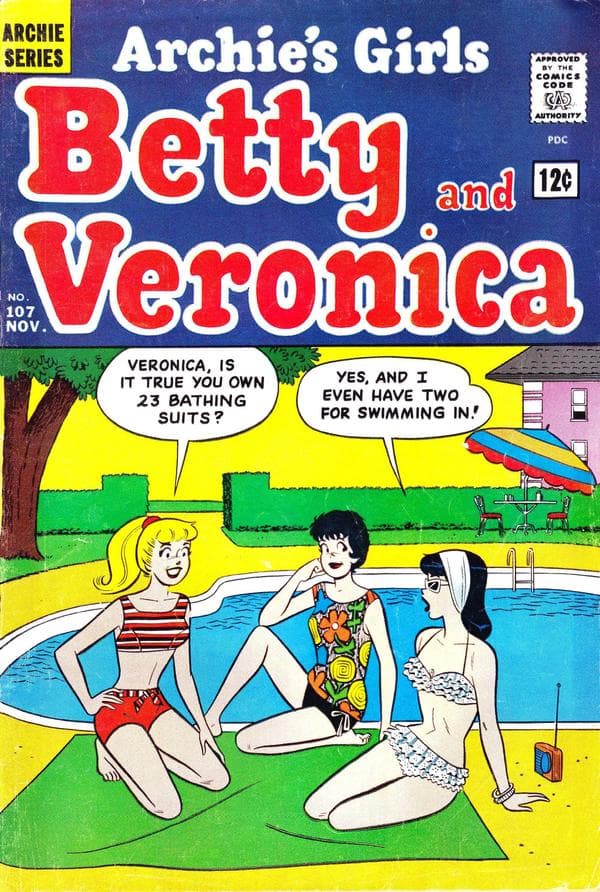 Archie's Girls Betty and Veronica #107