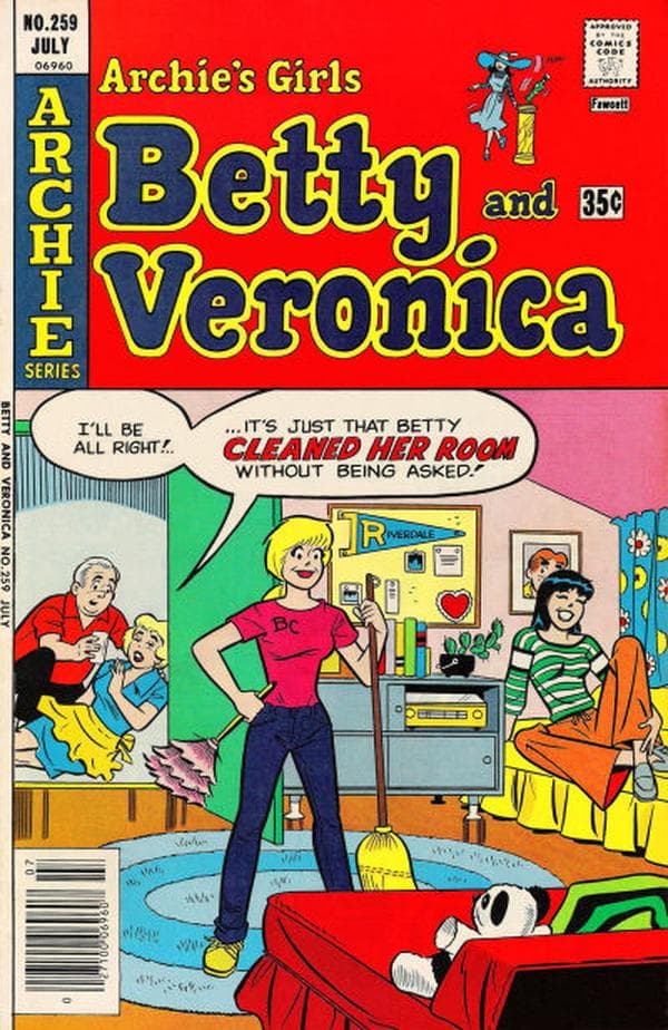 Archie's Girls Betty and Veronica #259 cover
