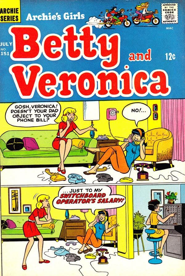 Archie's Girls Betty and Veronica #151