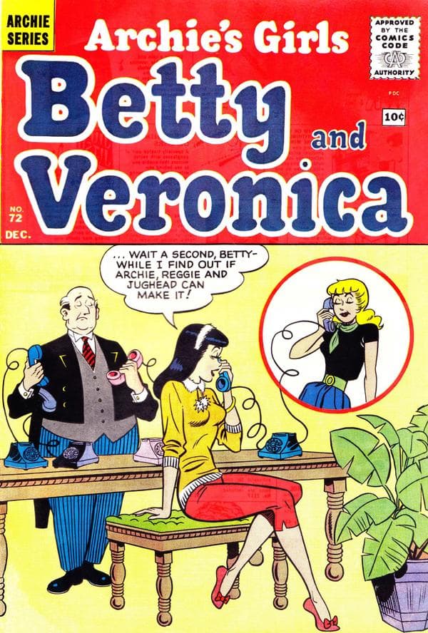 Archie's Girls Betty and Veronica #72