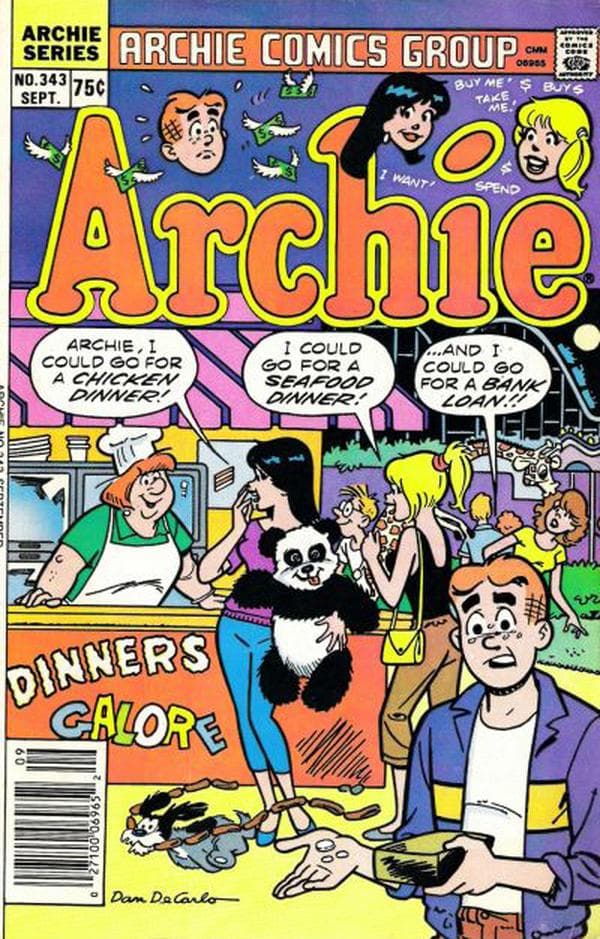 Archie #343 cover