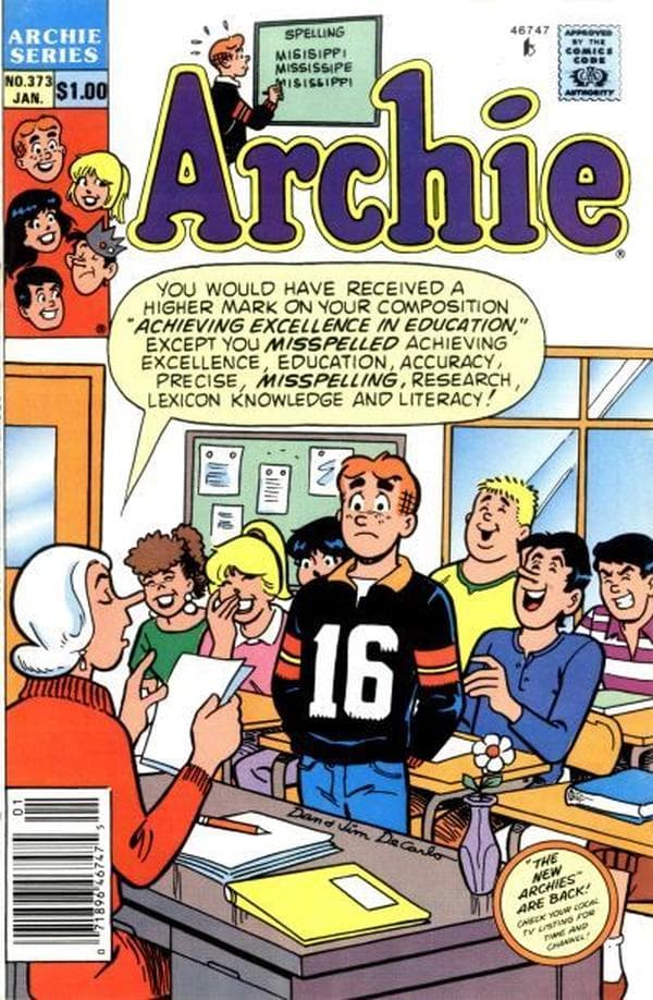 Archie #373 cover