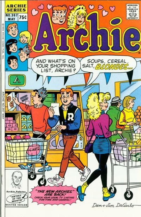 Archie #367 cover
