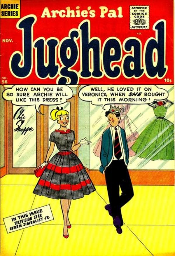 Archie's Pal Jughead #56 cover