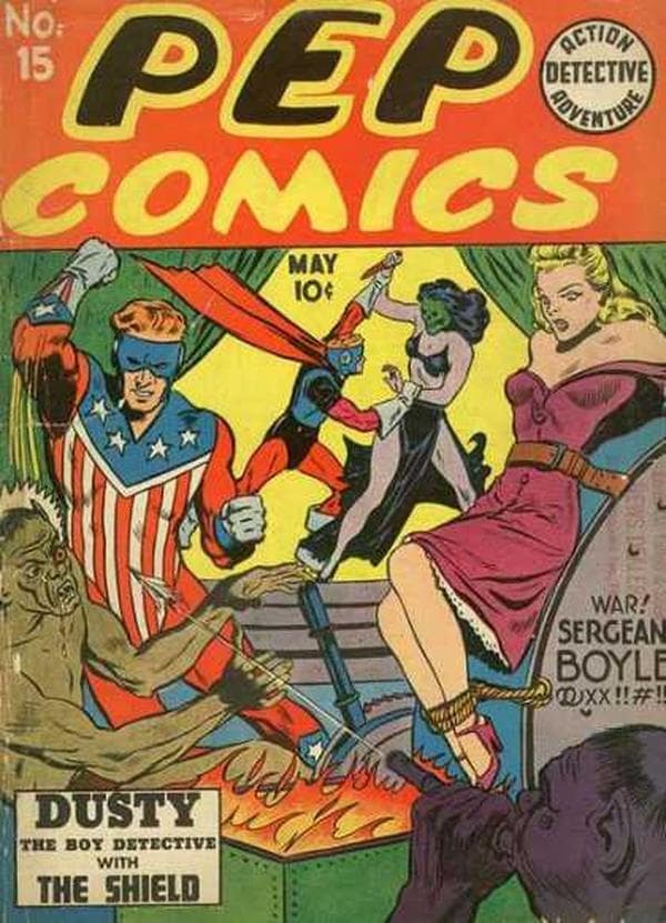 Pep Comics #15 cover