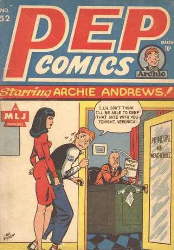 Pep Comics #52 cover