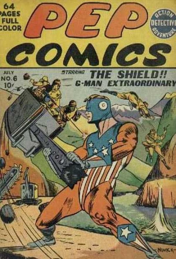 Pep Comics #6 cover