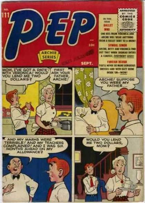 Pep Comics #111 cover