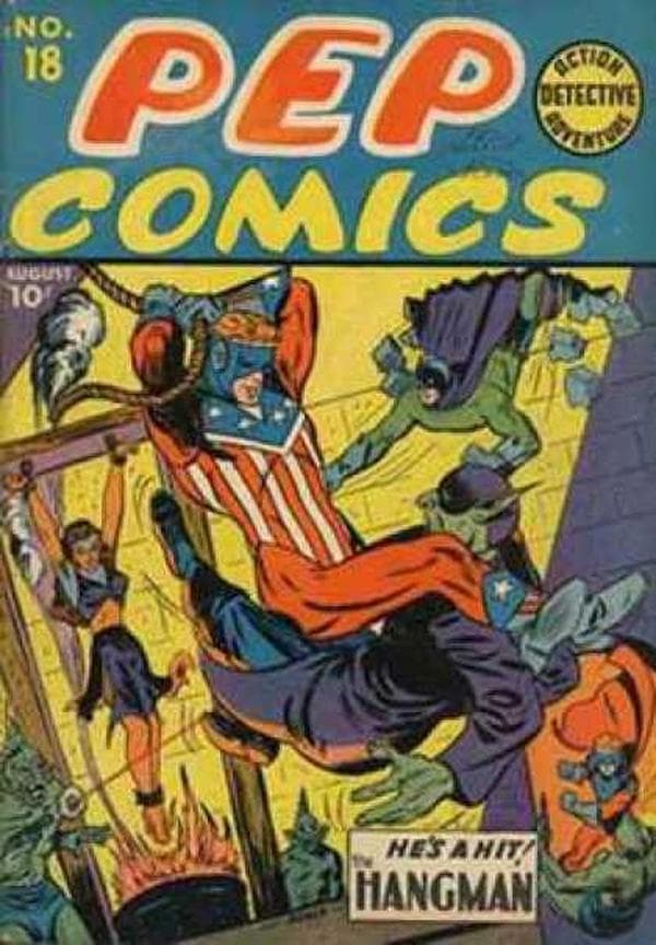 Pep Comics #18 cover