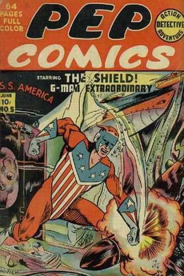 Pep Comics #5 cover