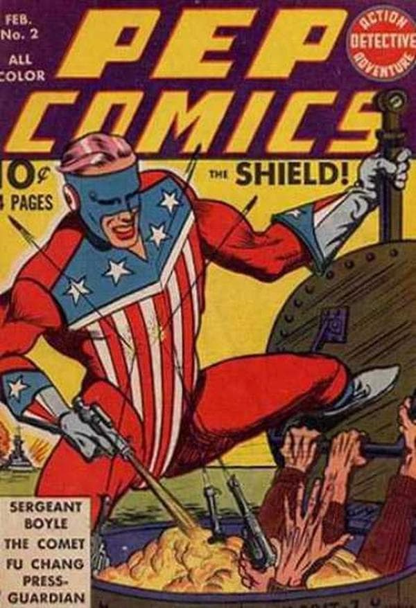 Pep Comics #2 cover