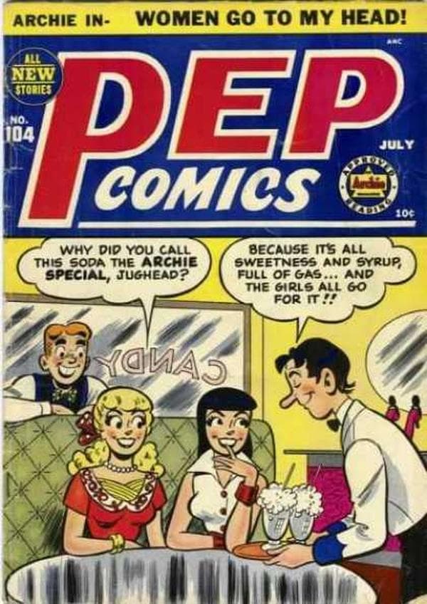 Pep Comics #104 cover