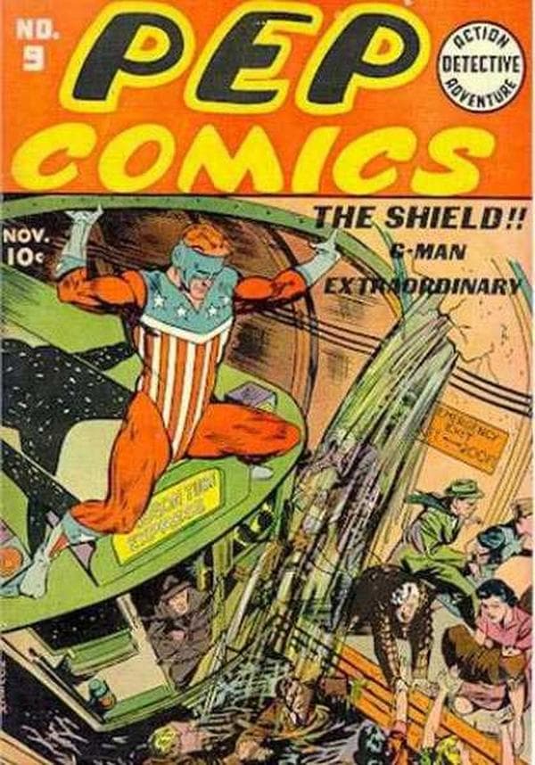 Pep Comics #9 cover