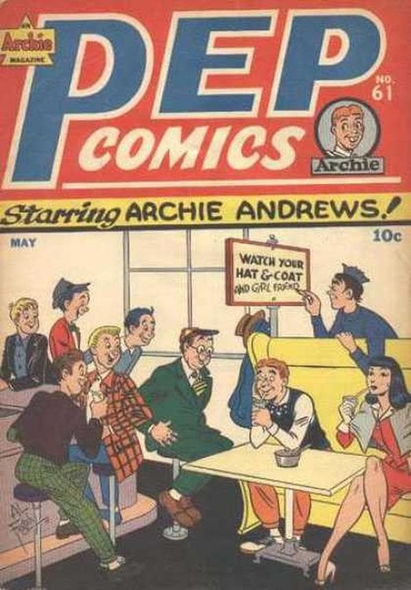 Pep Comics #61 cover